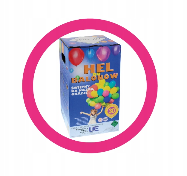 BUTLA Z HELEM NA 30 BALONÓW REDUKTOR BALONY HEL Nazwa Butla z helem