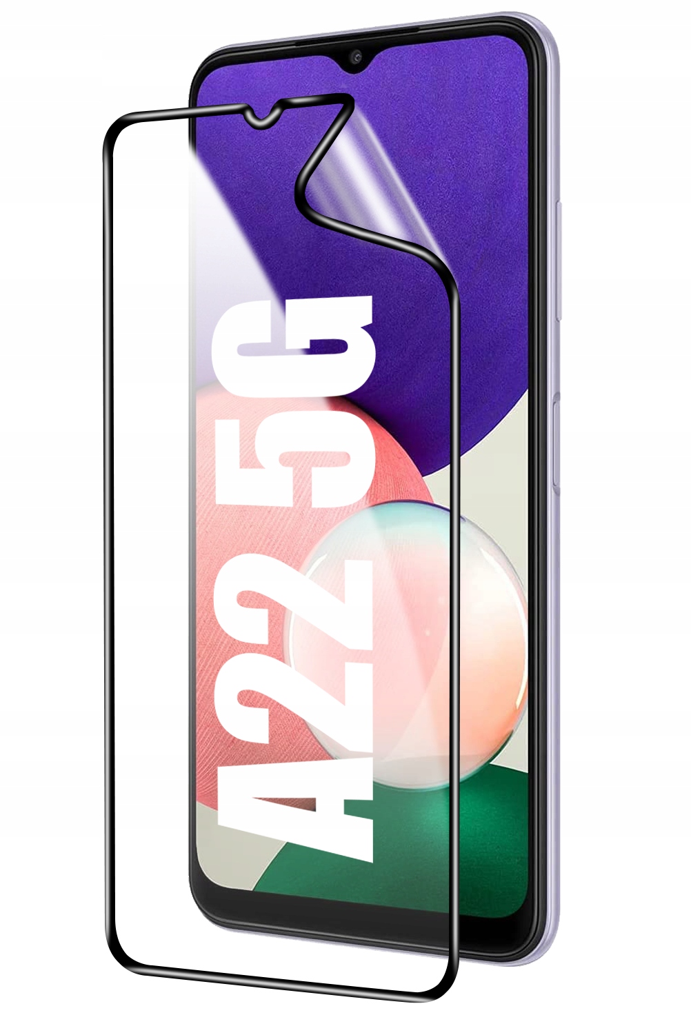 

Szkło Hybrydowe Pełne do Samsung Galaxy A22 5G