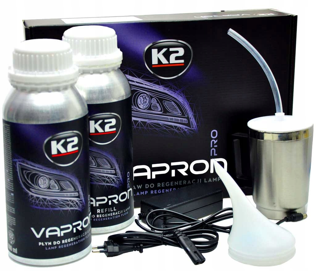 

K2 Vapron Regeneracja Reflektorów Zestaw 1,2L Pro