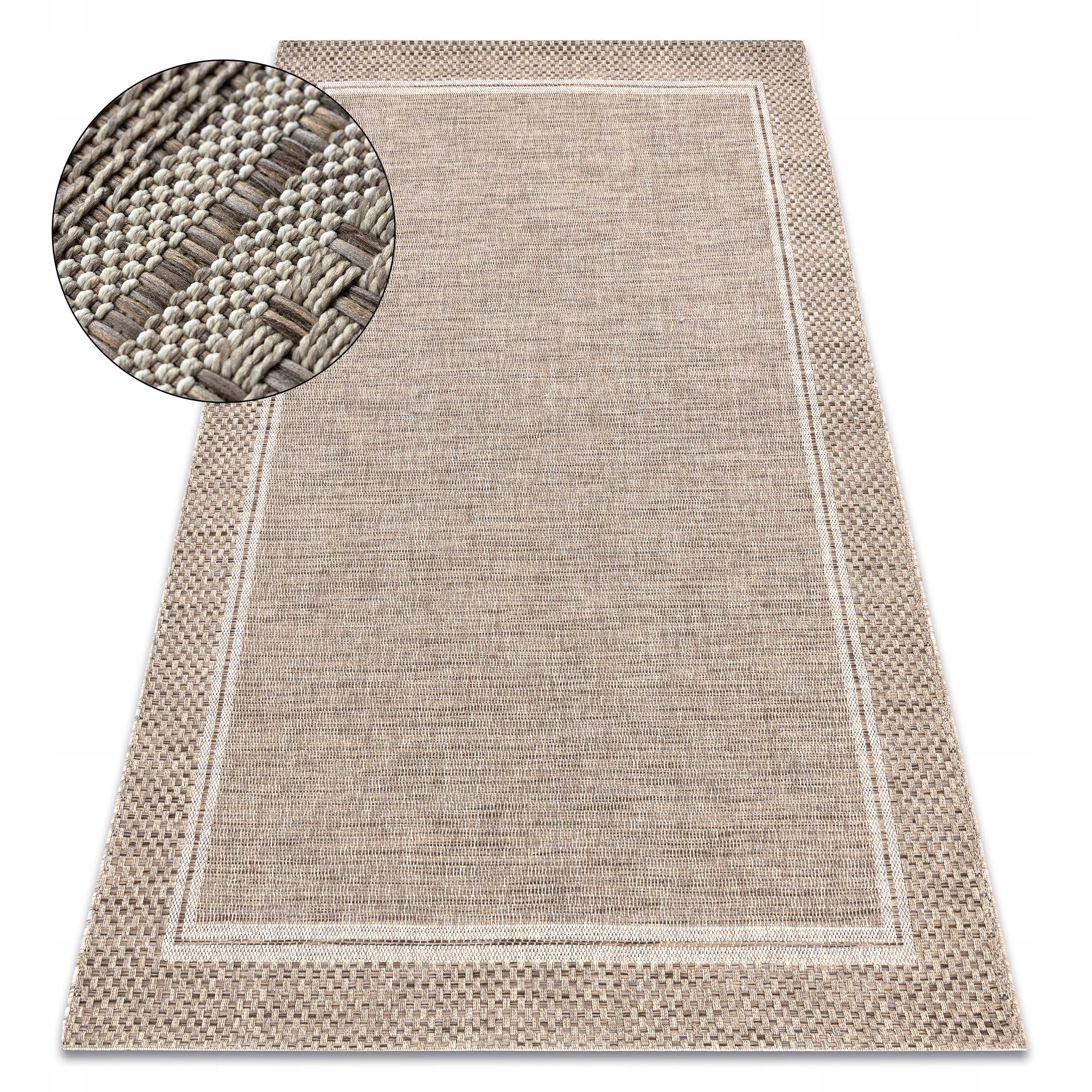 

Dywan Imitacja Sznurka Boho 120x170 cm beż #B1511