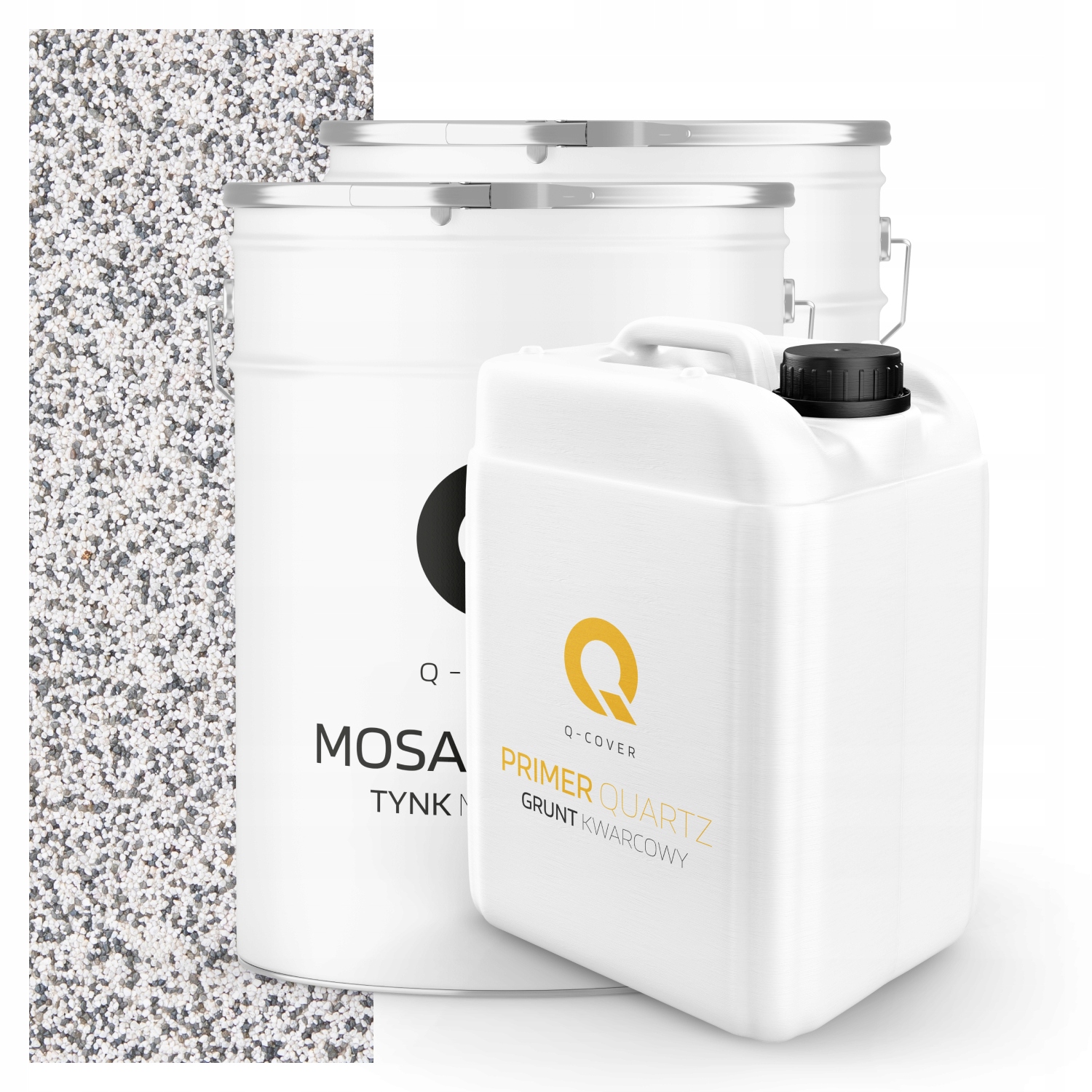 Mozaiková Omítka Šedá Světlá M21 Pryskyřičná Vnější 2x 25 Kg Půda 13 m2