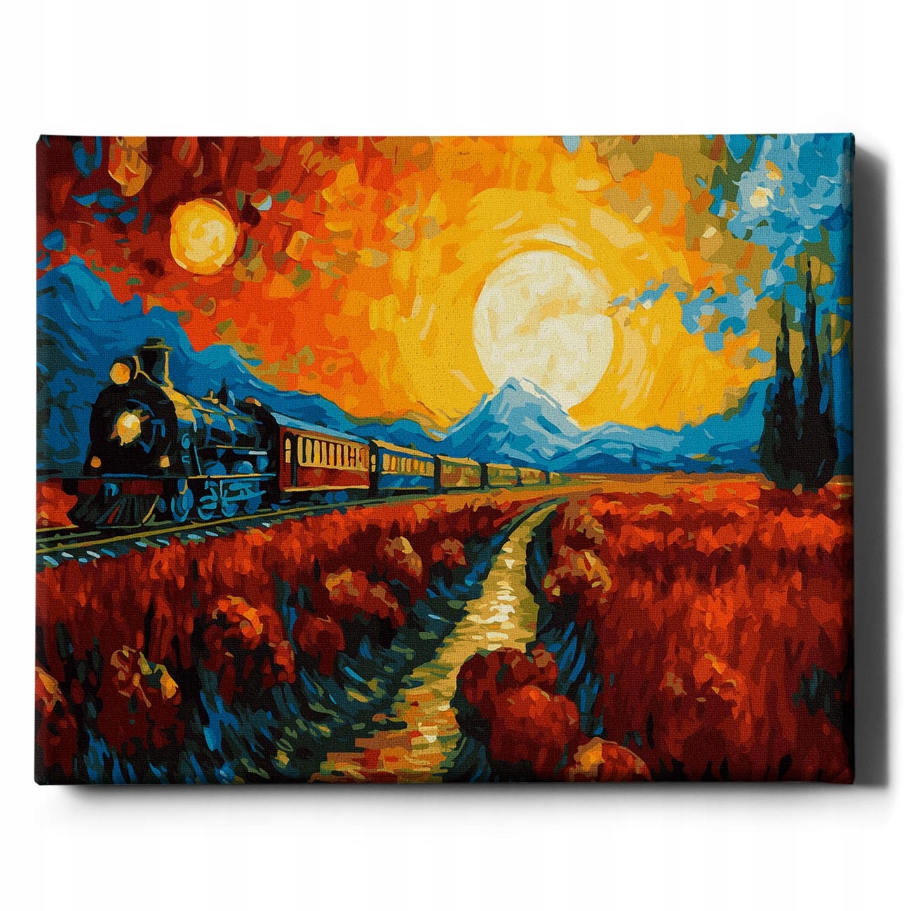 Malování Podle Čísel Hory Obrazy na malování S Rámem 40x50 cm Oh Art