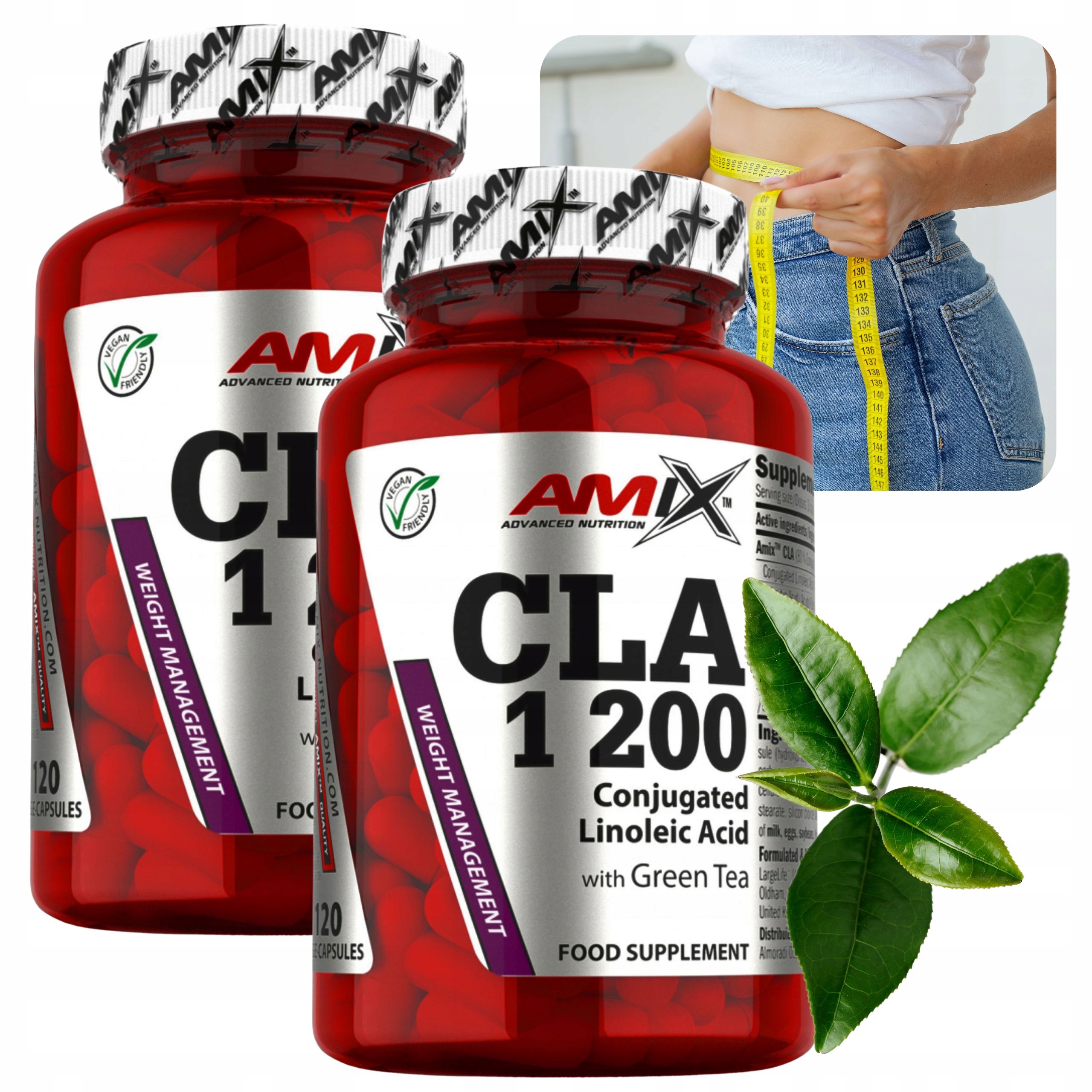 Cla Kyselina Linolová Conjugated Linoleic Acid Green Tea Extract pro hubnutí