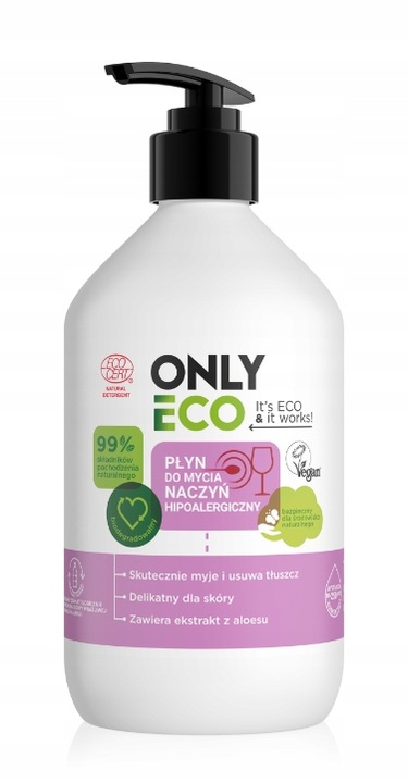

OnlyEco Naturalny hipoalergiczny płyn do naczyń 1L