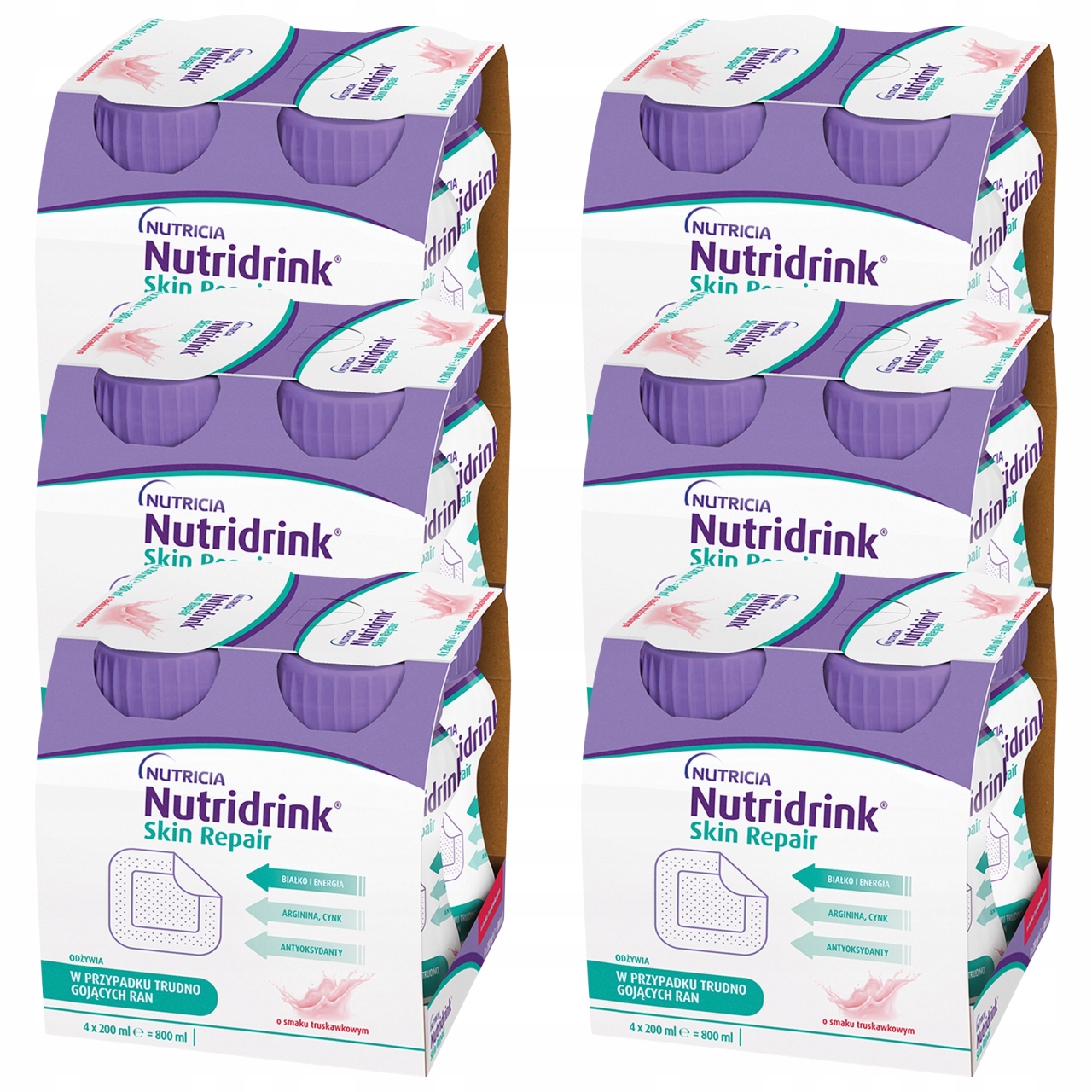 Nutridrink Skin Repair truskawka 4x200ml