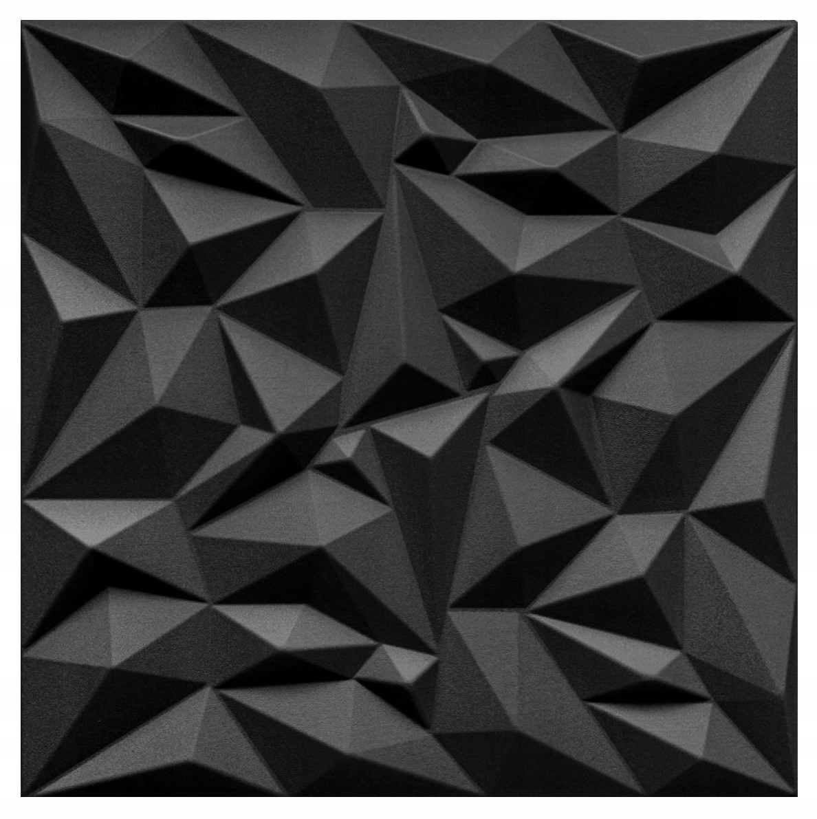 

Piankowe Panele Ścienne Kasetony 3D Ametyst Czarne
