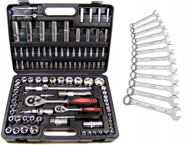 

Zestaw Kluczy Klucze Nasadowe Torx Gratis 108 + 12