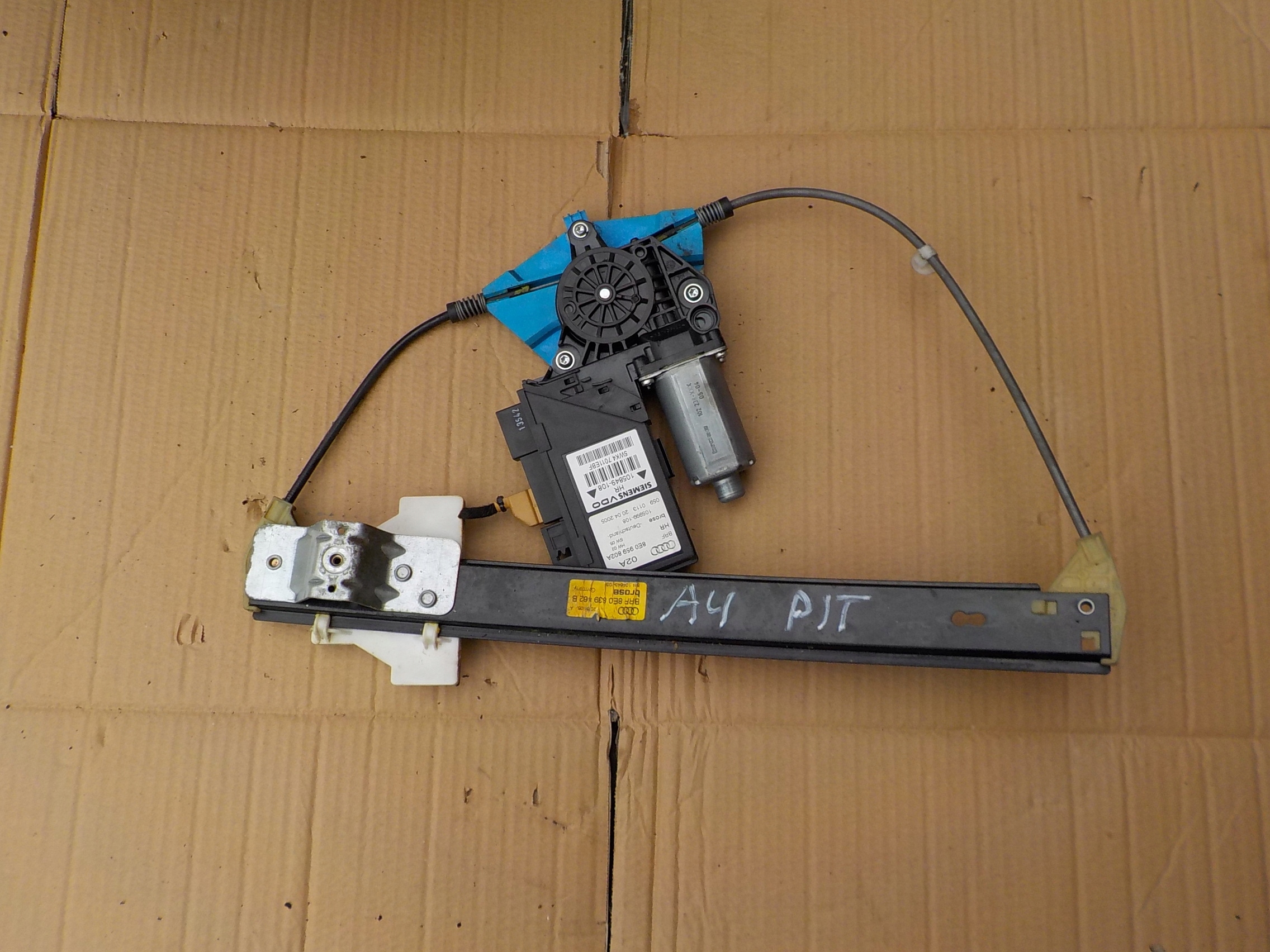 window regulator right rear part audi a4 b7 kombi 8E0959802A
