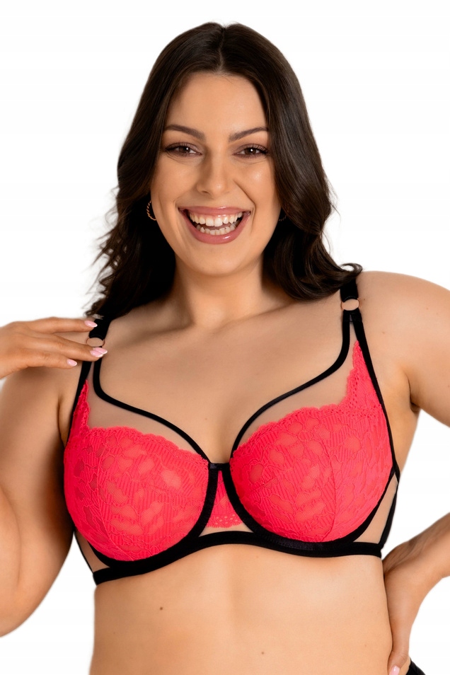 Mediolano Podprsenka Soft/měkká Funny Plunge 19232 Černá-fluo 85K