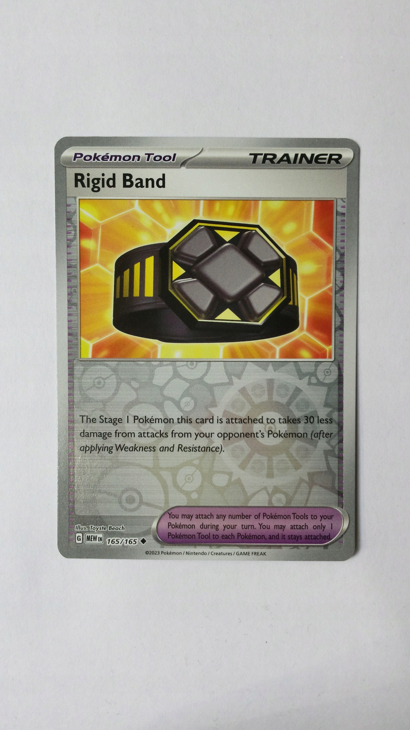 Rigid Band (MEW 165) - 165/165 - Reverse - Pokemon 151