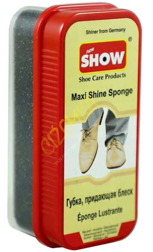 Gąbka Bezbarwna nabłyszczająca do pielęgnacji mini