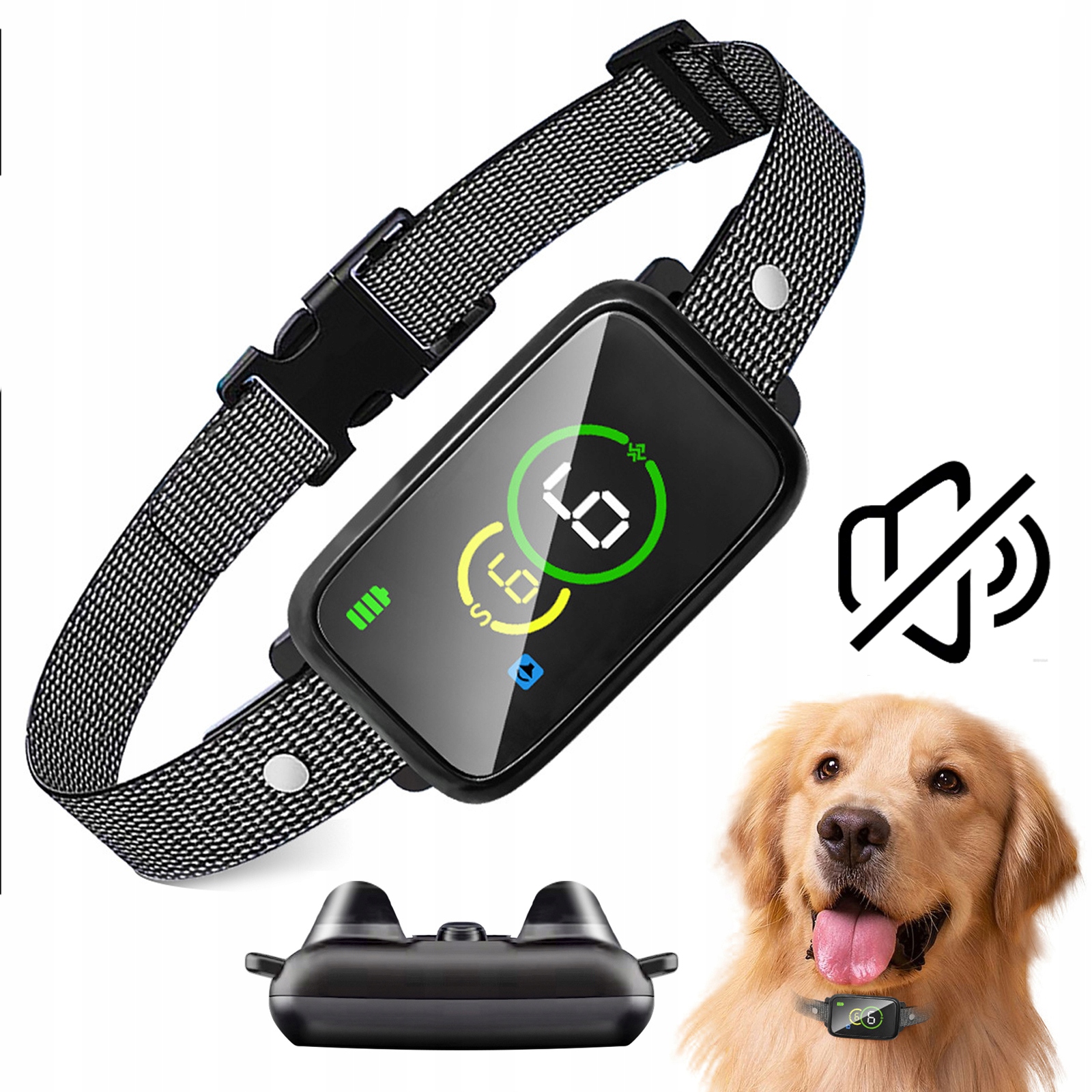 Levně Inteligentní Protištěkací Obojek Pro Psa IP67 Se 4 Režimy Citlivosti IP67