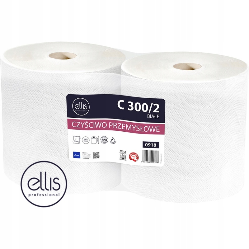Levně Čisticí Utěrka v roli Ellis 290m 2w celulóza bílá (2)