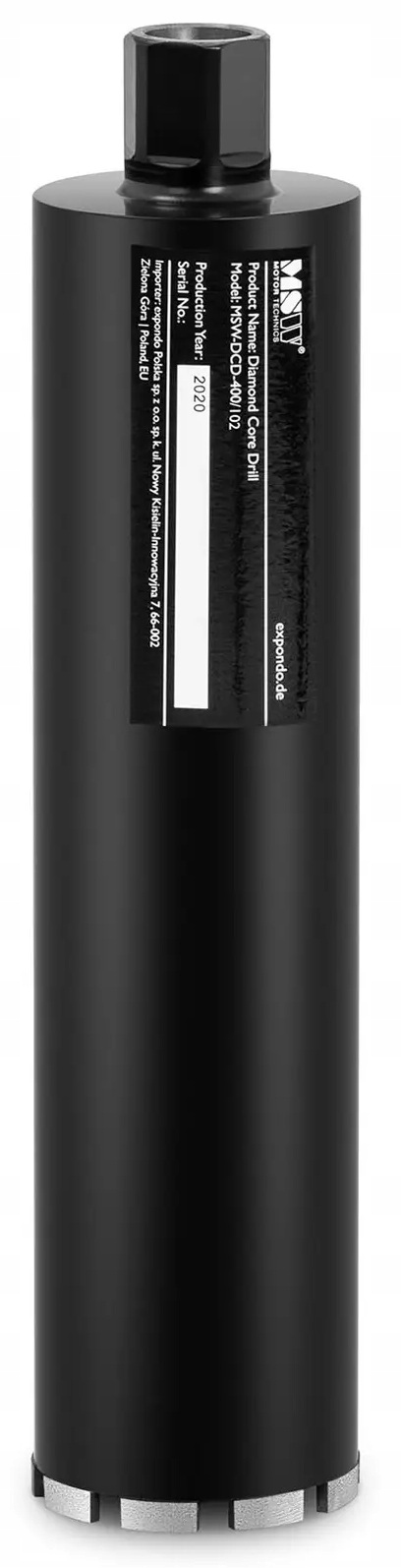 Vrták 102 mm 400 mm Msw MSW-DCD-400/102 10061231