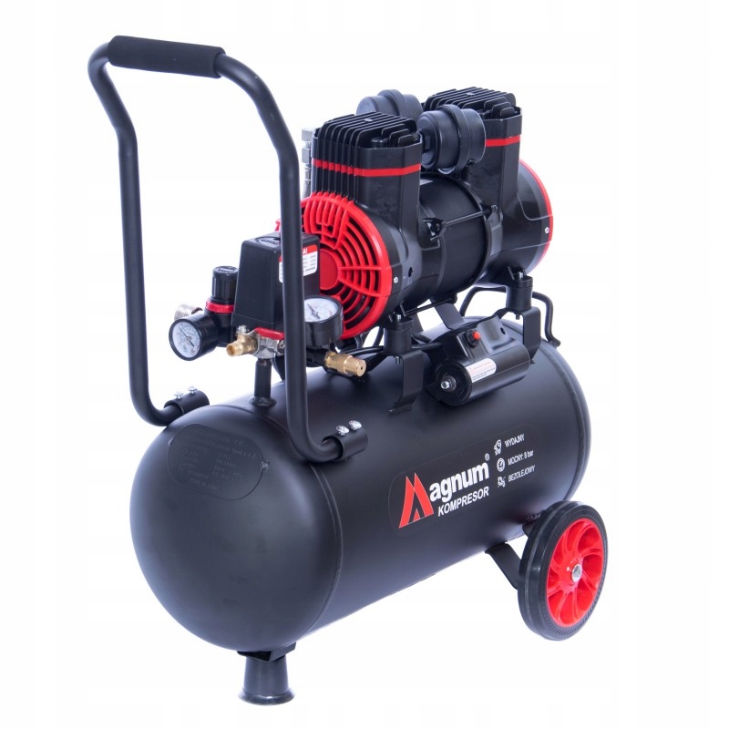 

Kompresor Bezolejowy Magnum Cichy 24 Litry 1450W