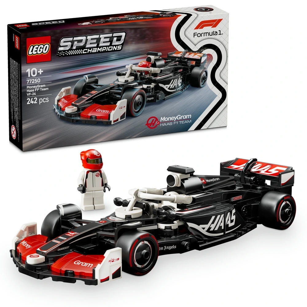 Lego Speed Champions 77250 Závodní auto MoneyGram Haas F1 Team VF-24