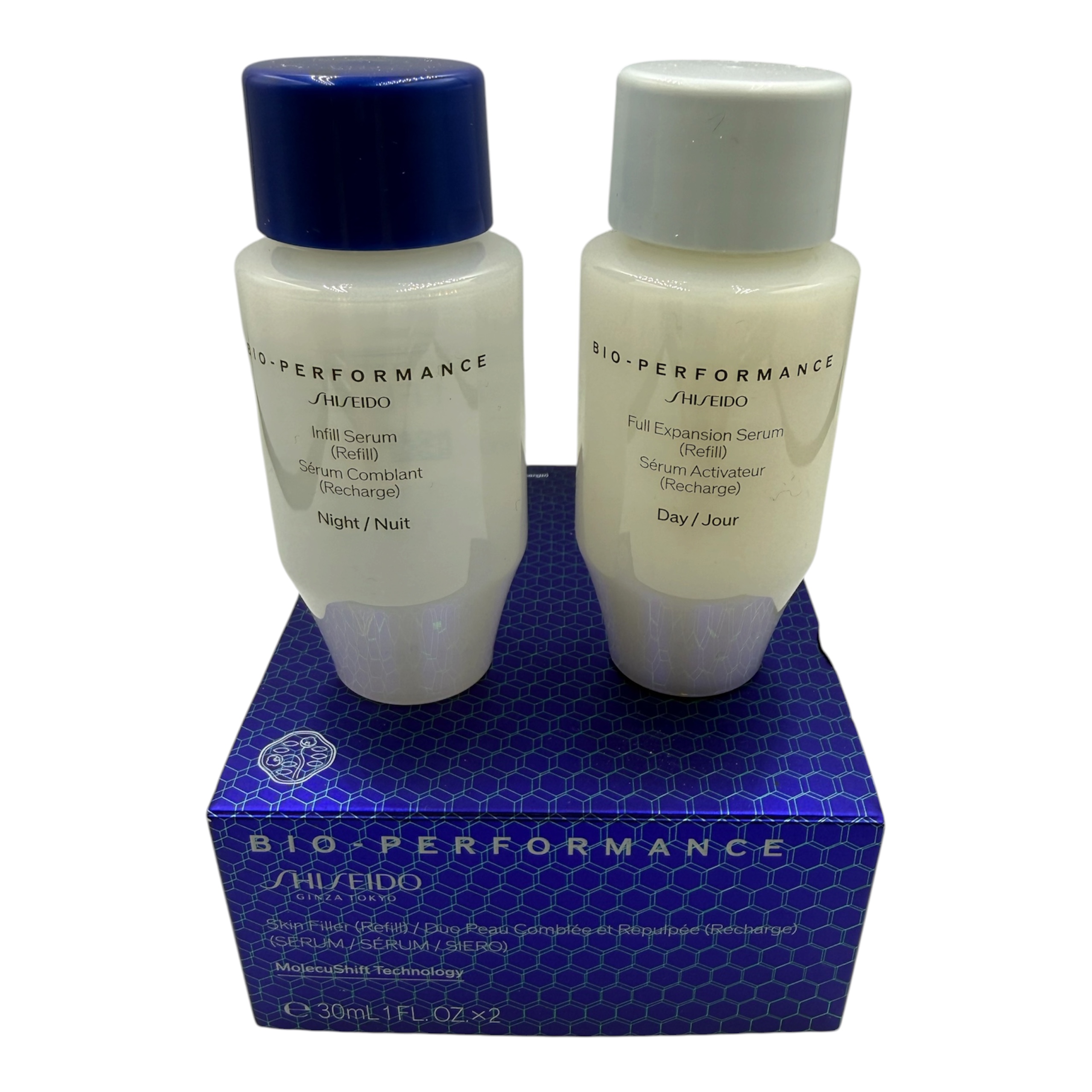 Sérum s kyselinou hyaluronovou Shiseido Bio-Performance Filler doplňkové látky