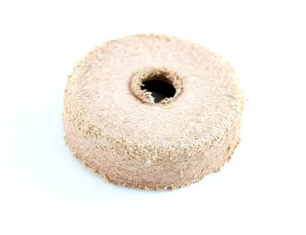 TŁOCZEK POMPKI ROWEROWEJ, skórzany fi 25mm