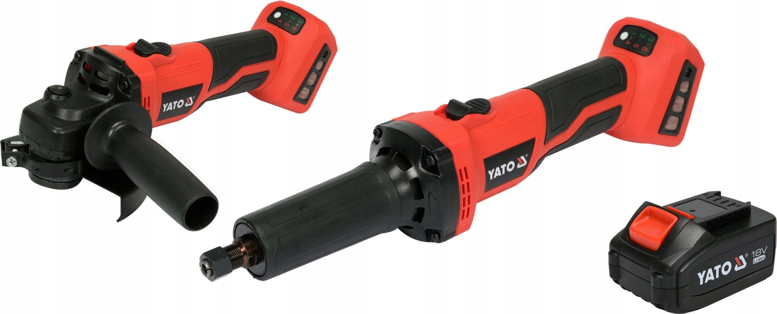 Yato sada přímých a úhlových brusek 18V 4Ah YT-828296