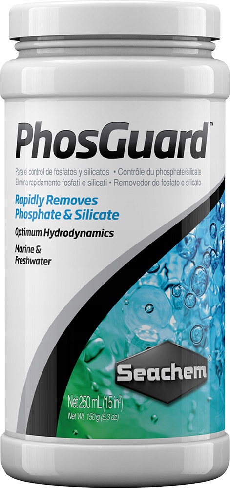 Seachem Phosguard 250ML Absorbér Na Křemičité Fosfáty PO4 Si
