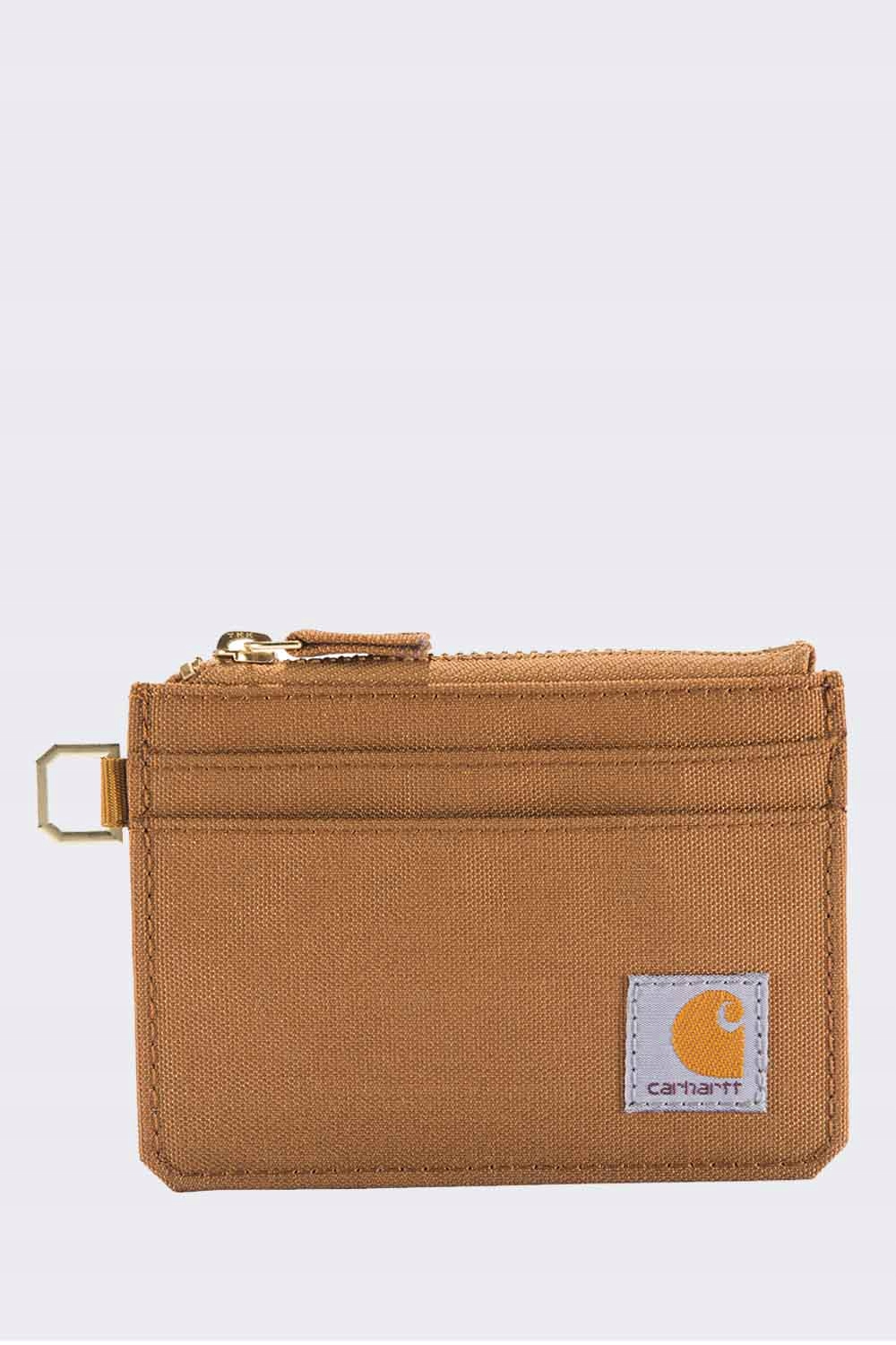 Peněženka na karty Carhartt Nylon Duck Brown