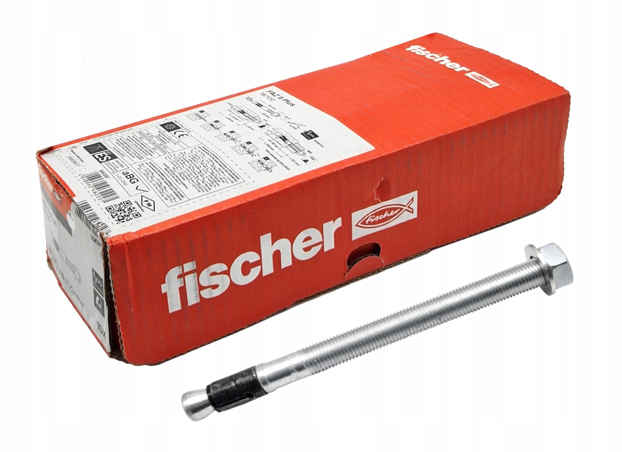 Čapová Kotva Fischer Faz II Plus 16/100 Zp Pozinkovaná 10 ks