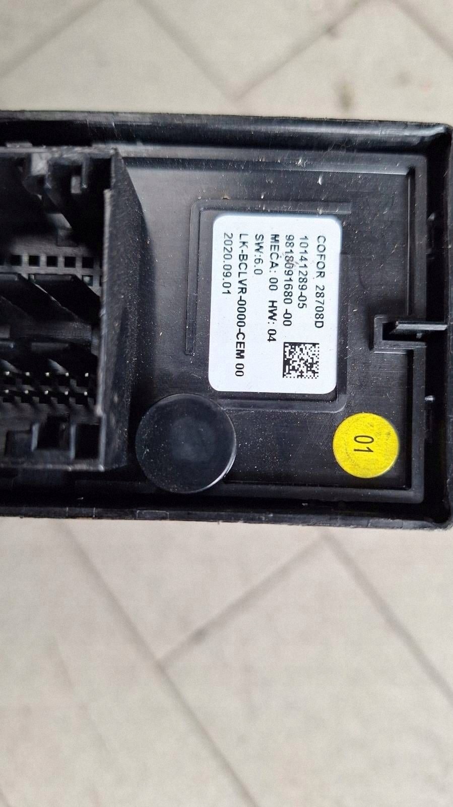 module control unit DS7 CROSSBACK 1.6 THP 9818091680