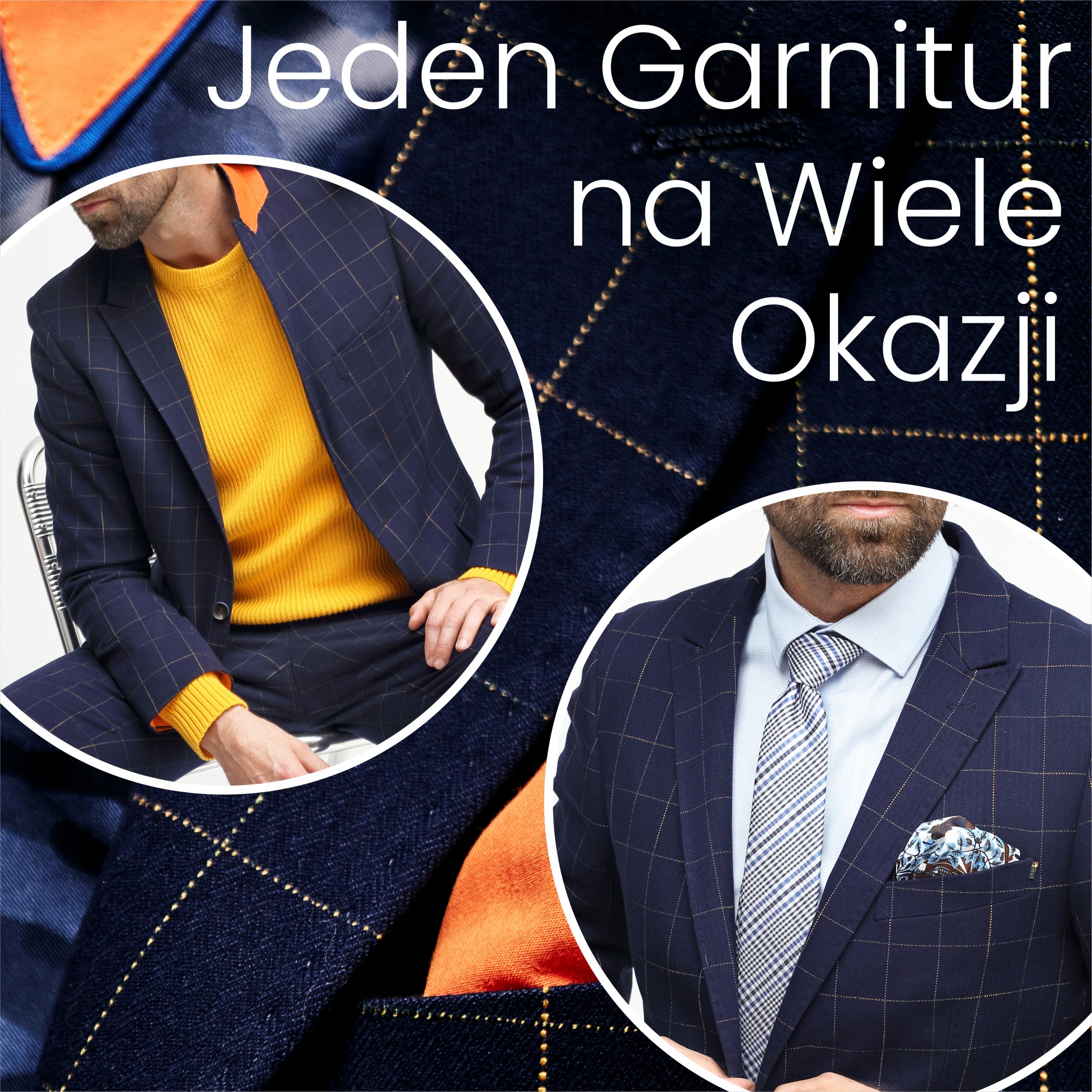 

Casualowy garnitur do pracy roz.54/176