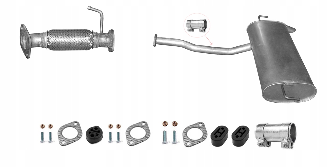 Hyundai IX35 1.7 CRDi 85 kW (od roku 2010) Trubka Tlumič