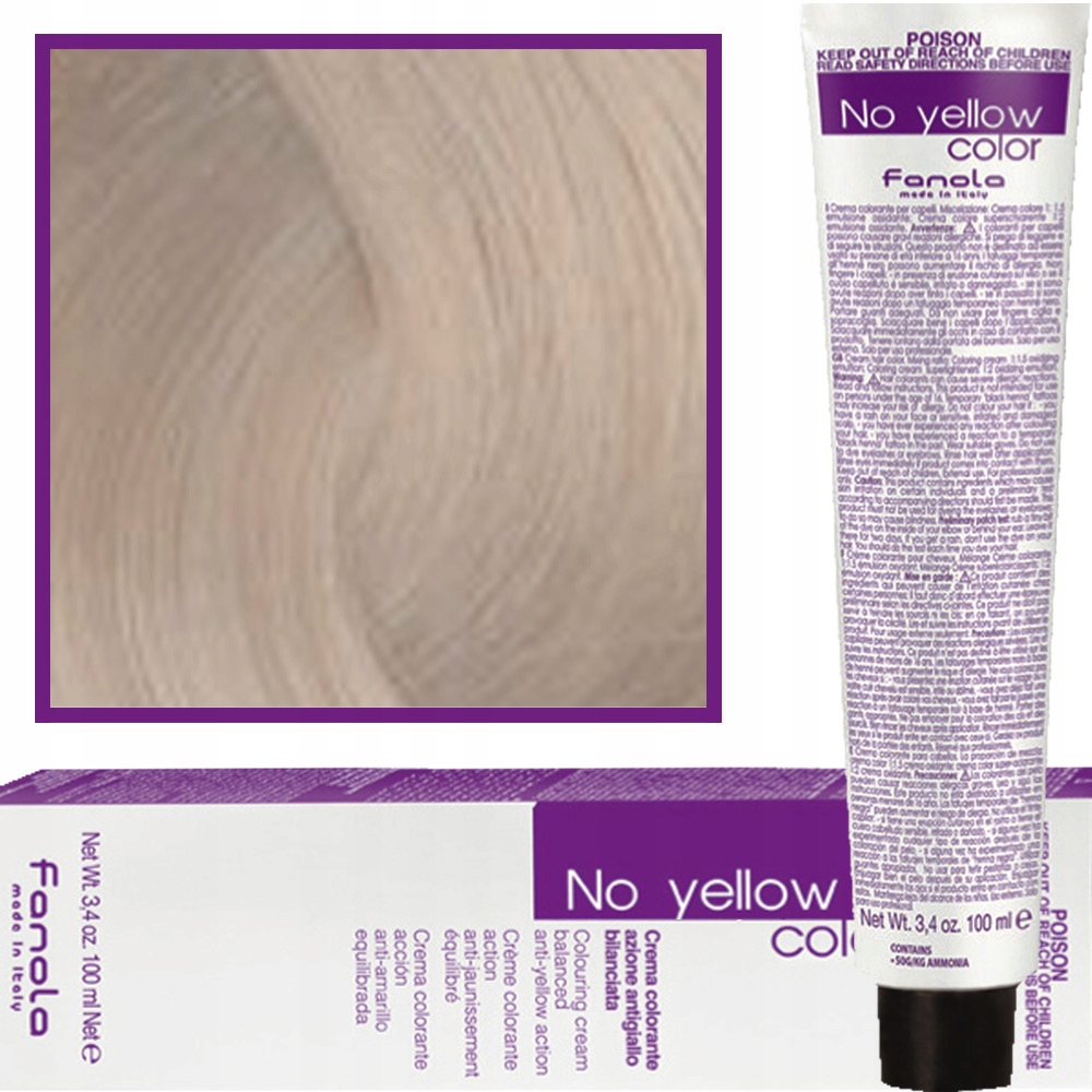 

Fanola farba włosów No Yellow 9 ice Lodowy Blond