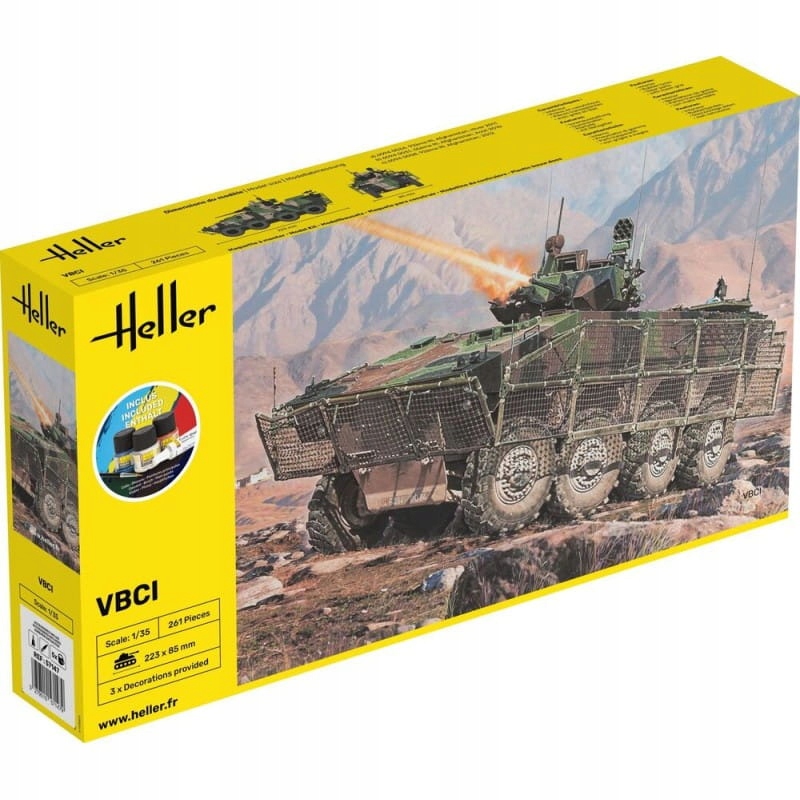 Heller 57147 Starter Set Vbci Tank Scale 1/35 New