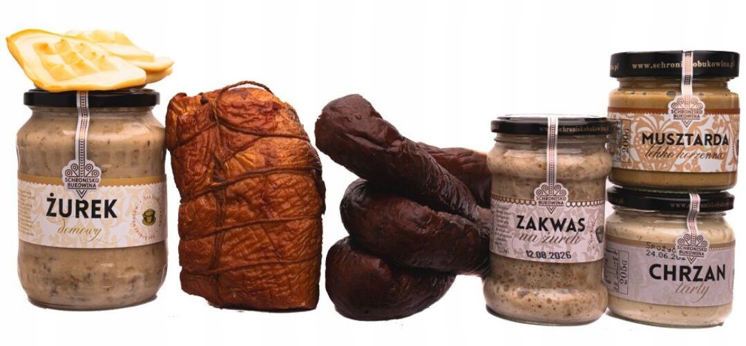 Velikonoční stůl balíček klobása křen žurek kvásek uzenina domácí