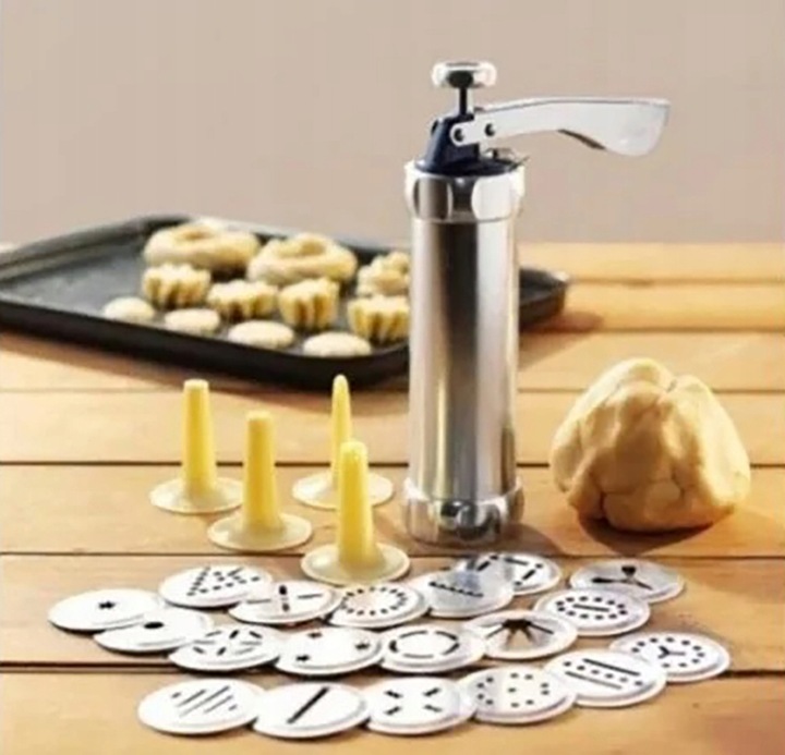 MASZYNKA DO CIASTEK + TYLKI CUKIERNICZE DEKORATOR DO CIAST TORTÓW SZPRYCA EAN (GTIN) 5906716910716