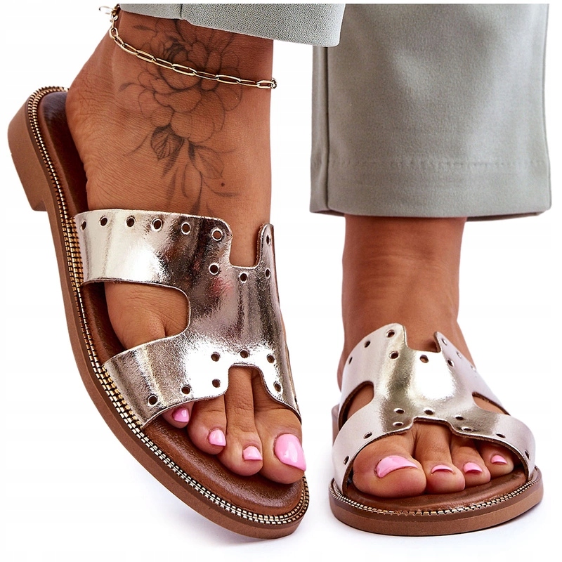 Zazoo 40326 Nazouváky S Ozdobnými Výřezy Zlaté 39