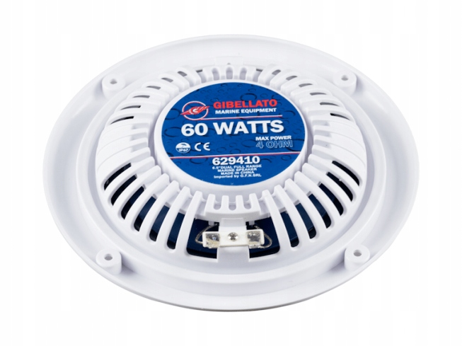 KOMPLET GŁOŚNIKÓW JACHTOWYCH DB LP 186MM 60W BIAŁE