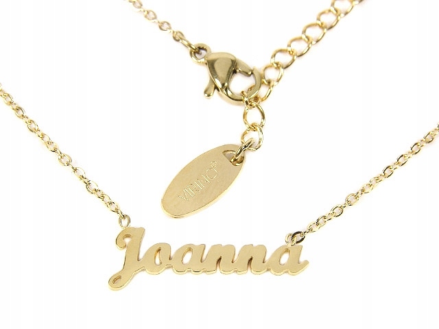 

Univia* Łańcuszek stal z imieniem Imiona Joanna