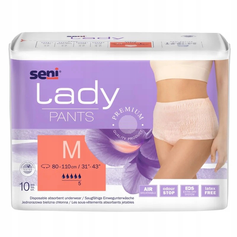 

Bielizna chłonna dla kobiet Seni Lady Pants M 10