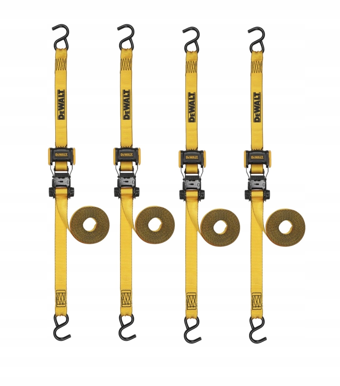 DeWalt prepravný pás 4ks 3,65 m, trhacia sila 816 kg DXBC18004EU