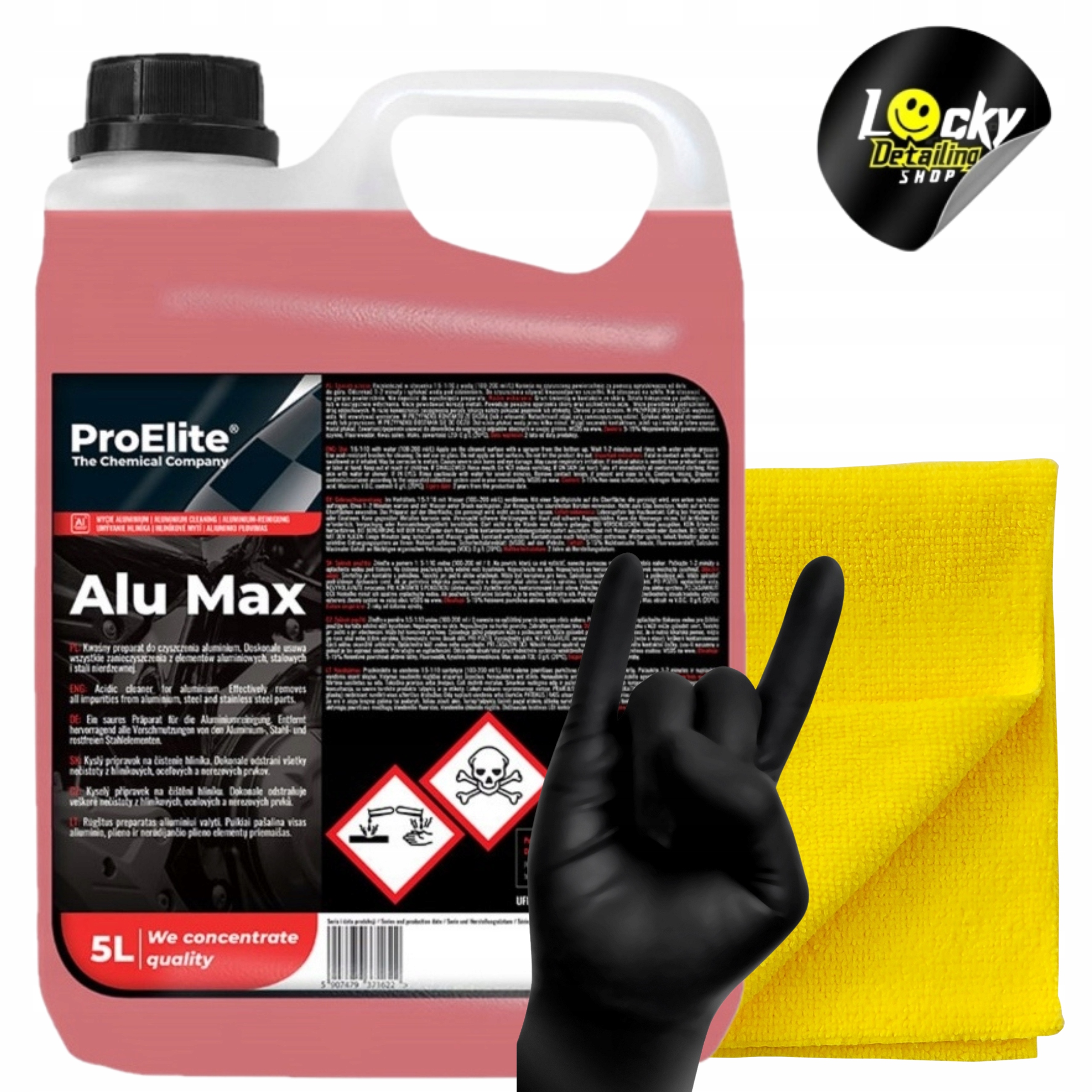 Levně Čistič Ráfků A Hliníku ProElite Alu Max 5L Bonus
