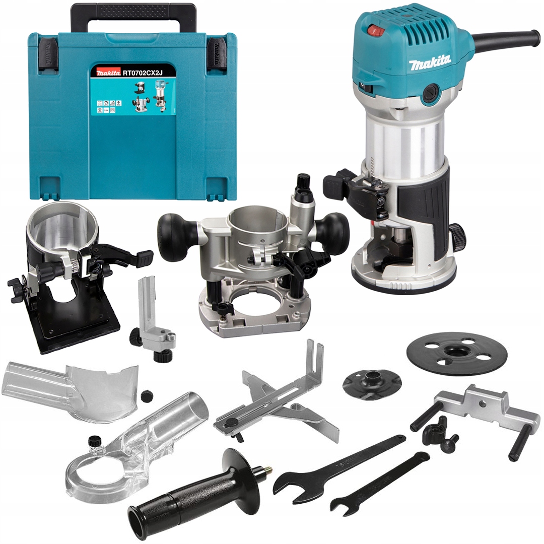 

Frezarka wycinarka 6/8mm 710W Makita RT0702CX2J
