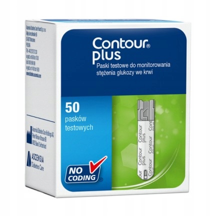 

Contour Plus paski testowe 50 sztuk