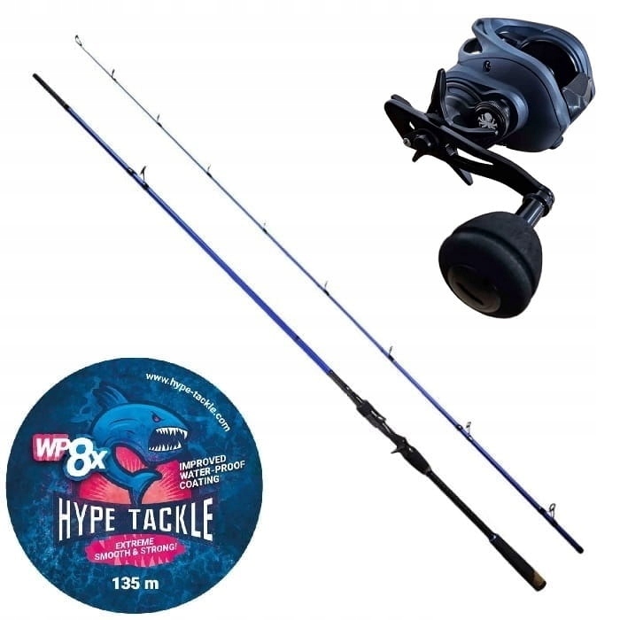 Zestaw Hype Tackle H2 2,51m Do 110g 2-częściowa C Kołowrotek Kraken T300