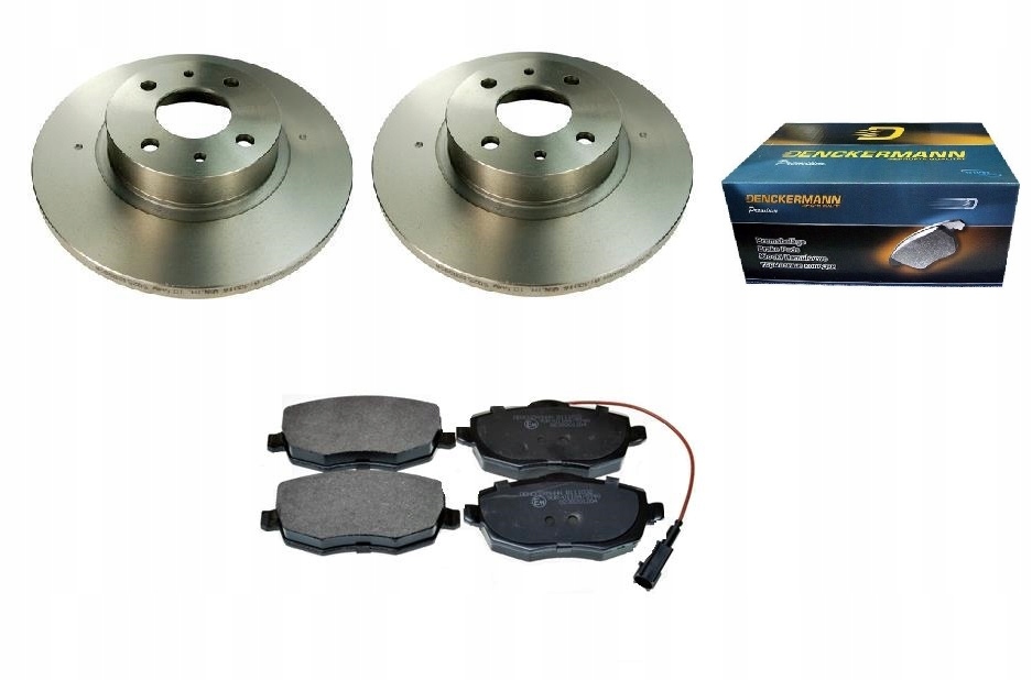 Kotouče Kostky Lancia Ypsilon 03- Plné Přední Sada