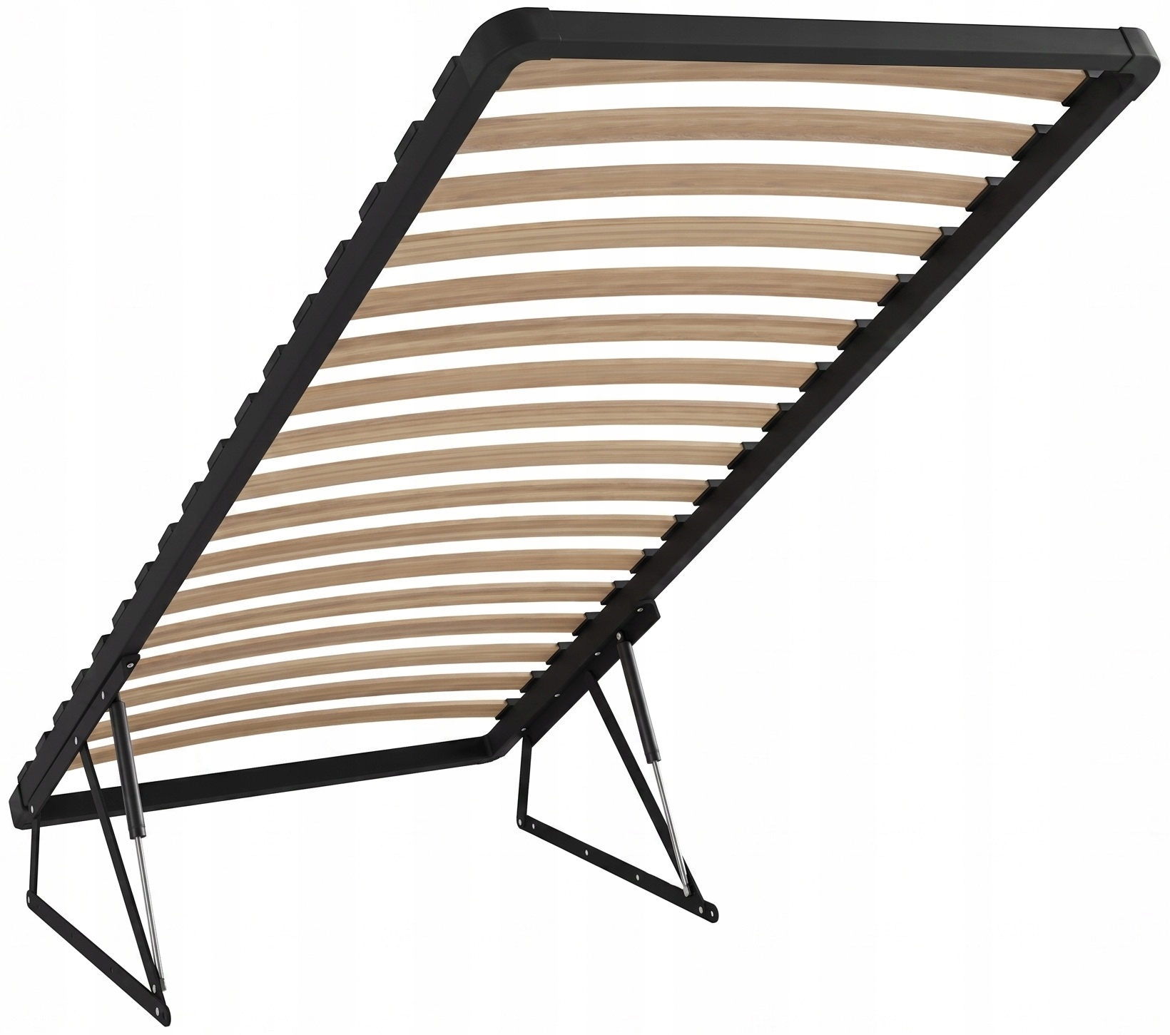 Stelaż Metalowy 90x200 Podnoszony do Łóżka Rama 17 Listew Mocny Front