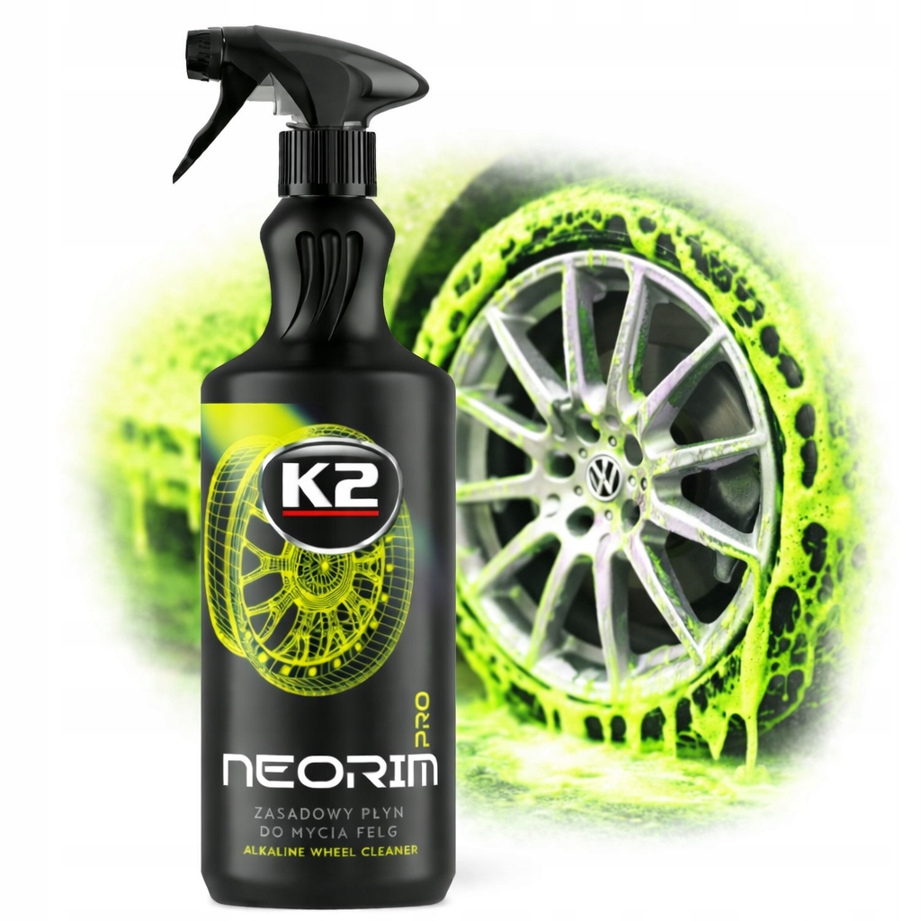 Preparat do czyszczenia felg i opon *neonowy efekt* K2 Neorim Pro 1L