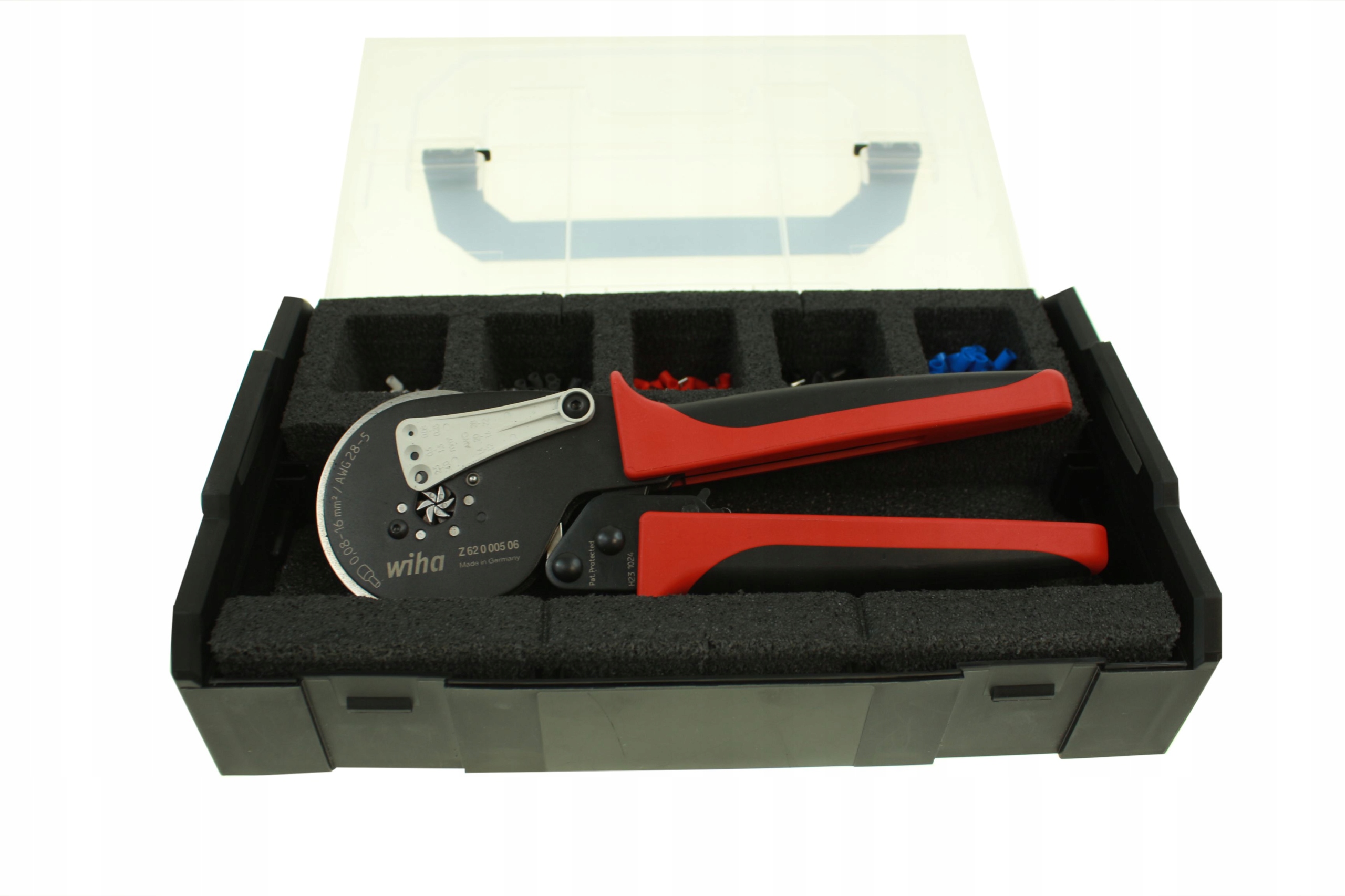 WIHA Zaciskarka do tulejek kablowych 0,08-16mm2 + WALIZKA + TULEJKI EAN (GTIN) 5906745618430