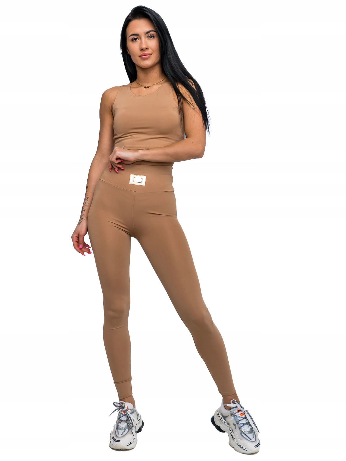 Teplákovka Dvoudílný Sportovní Teplákový Komplet Béžový 022 Denley_s/m