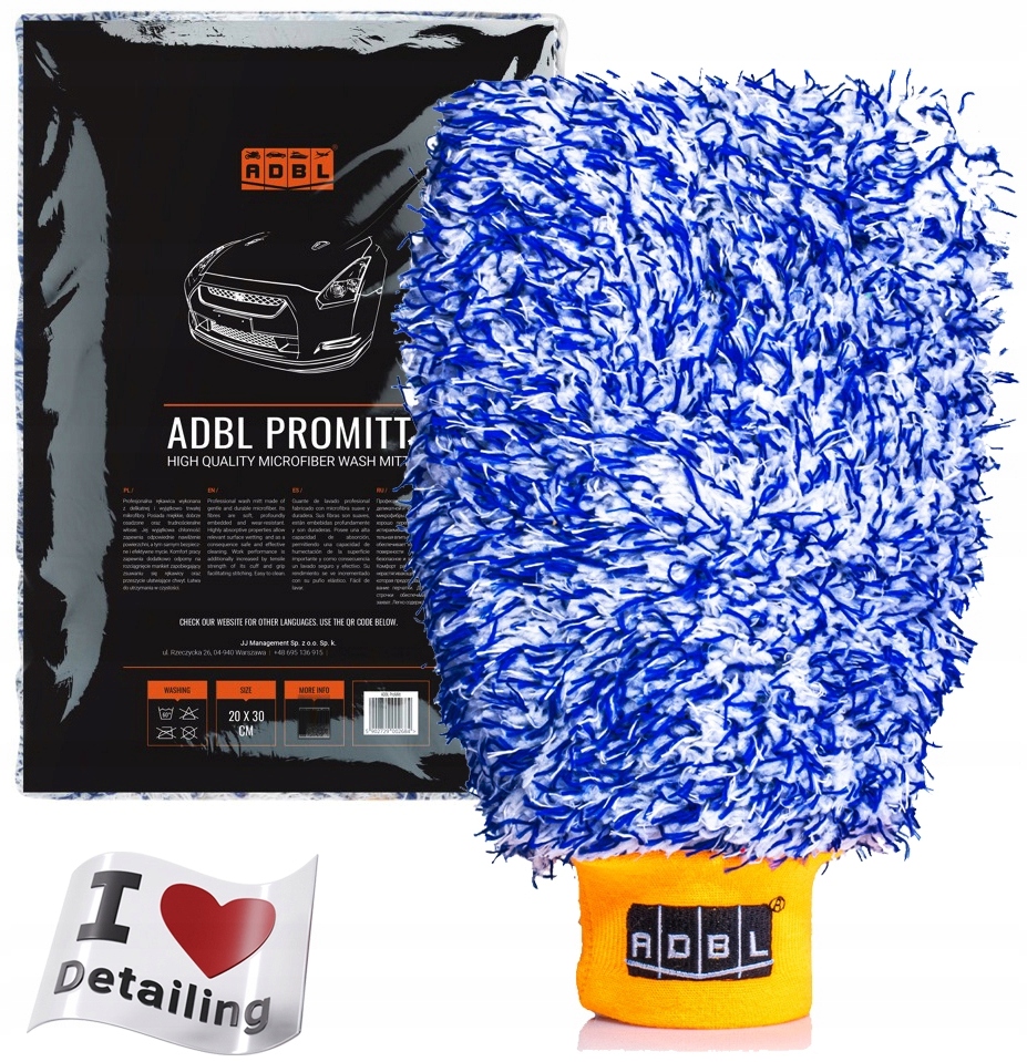 

Adbl ProMitt Delikatna Rękawica do Mycia Auta