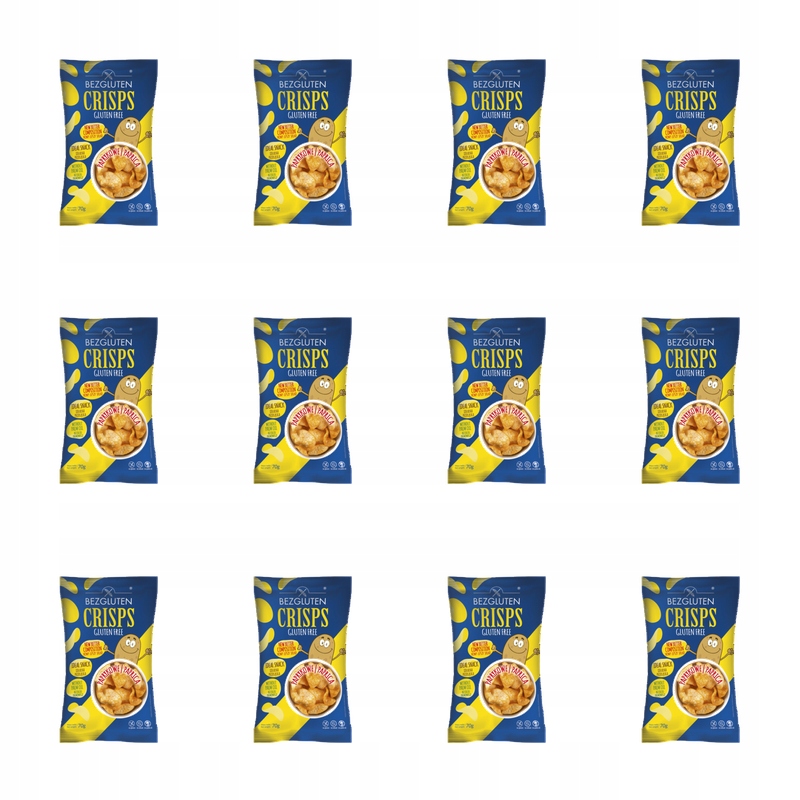 Chipsy Bezgluten 70 g X12