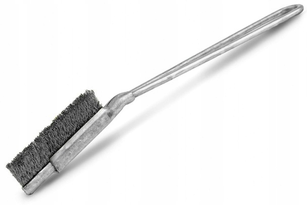 SZCZOTKA DRUCIANA SZCZELINOWA RĘCZNA STALOWA PL